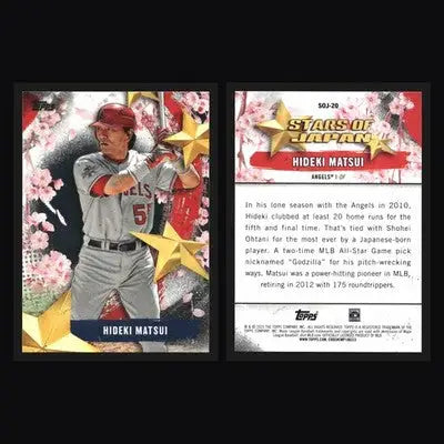 2025 Topps Stars of Japan #SOJ-20 Hideki Matsui Angels
