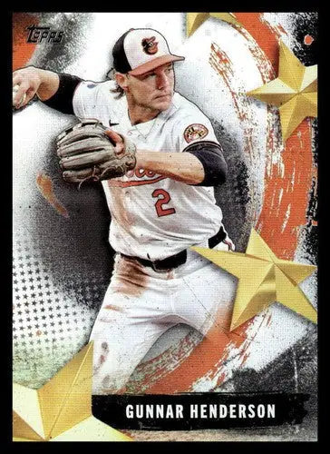2025 Topps Stars of MLB #SMLB-12 Gunnar Henderson NM-MT Orioles ID:76883 - Baseball Card Single