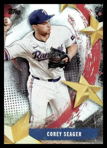 2025 Topps Stars of MLB #SMLB-14 Corey Seager NM-MT Rangers ID:76884 - Baseball Card Single
