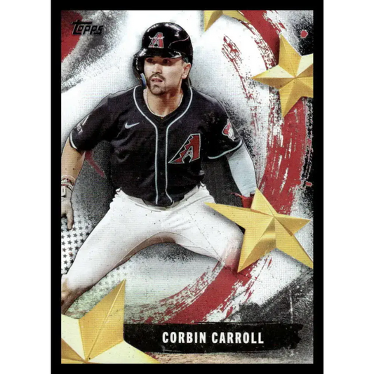 2025 Topps Stars of MLB #SMLB-15 Corbin Carroll NM-MT Arizona Diamondbacks Baseball Card - Baseball Card Single