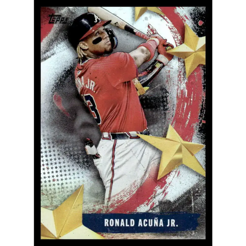 2025 Topps Stars of MLB #SMLB-16 Ronald Acuna Jr. NM-MT Atlanta Braves Baseball Card - Baseball Card Single
