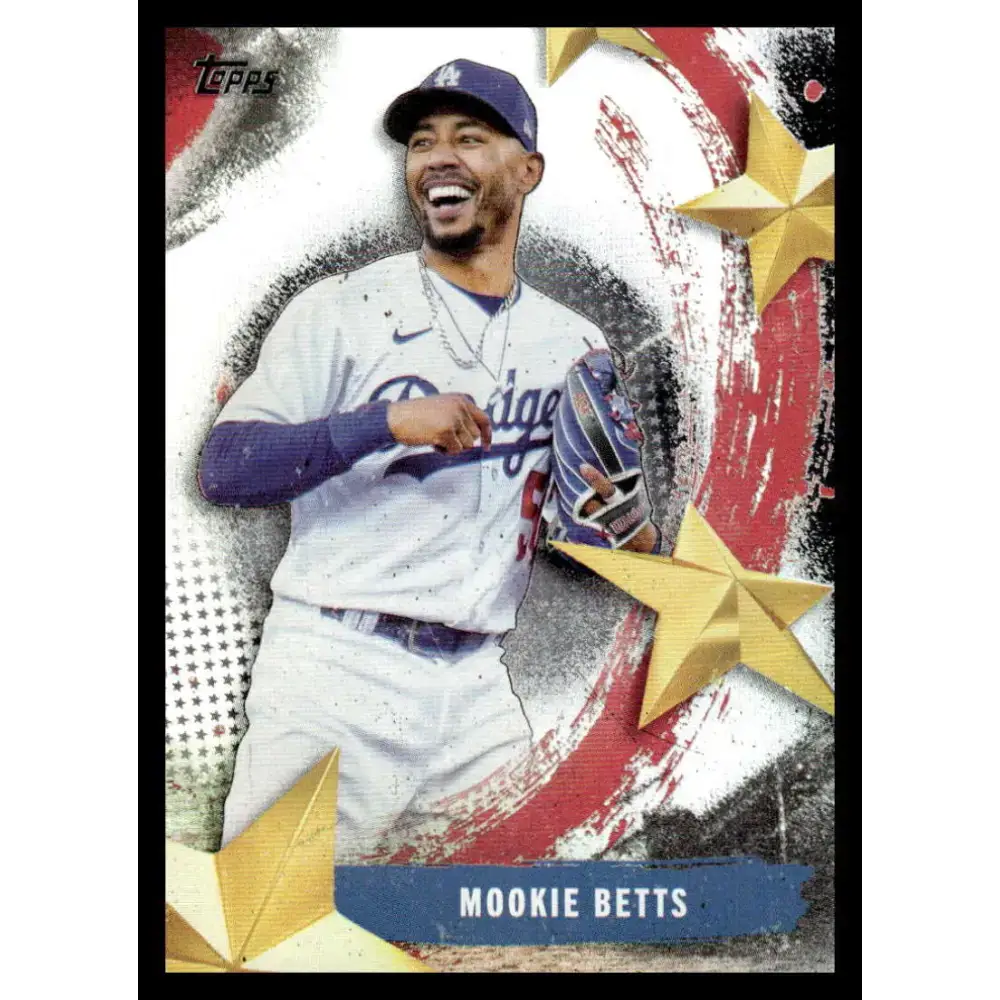 2025 Topps Stars of MLB #SMLB-17 Mookie Betts NM-MT Los Angeles Dodgers Baseball Card - Baseball Card Single