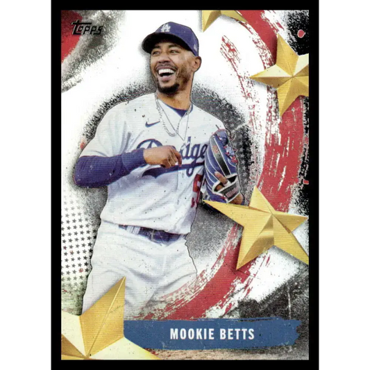 2025 Topps Stars of MLB #SMLB-17 Mookie Betts NM-MT Los Angeles Dodgers Baseball Card - Baseball Card Single