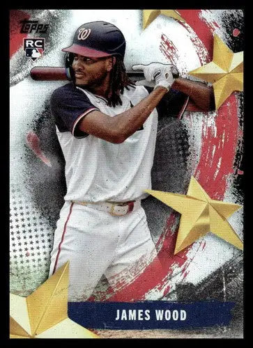 2025 Topps Stars of MLB #SMLB-18 James Wood NM-MT Nationals ID:76887 - Baseball Card Single