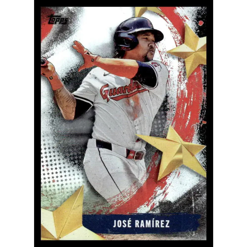 2025 Topps Stars of MLB #SMLB-20 Jose Ramirez NM-MT Cleveland Guardians Baseball Card - Baseball Card Single
