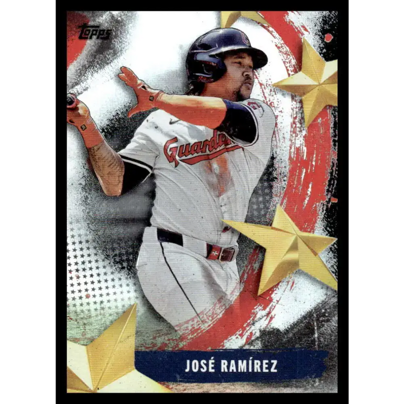 2025 Topps Stars of MLB #SMLB-20 Jose Ramirez NM-MT Cleveland Guardians Baseball Card - Baseball Card Single