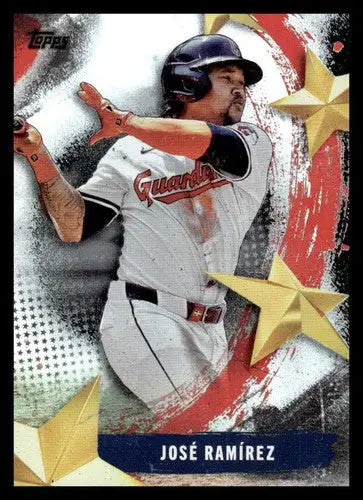 2025 Topps Stars of MLB #SMLB-20 Jose Ramirez NM-MT Guardians ID:76889 - Baseball Card Single