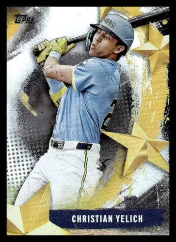 2025 Topps Stars of MLB #SMLB-24 Christian Yelich NM-MT Brewers ID:76891 - Baseball Card Single