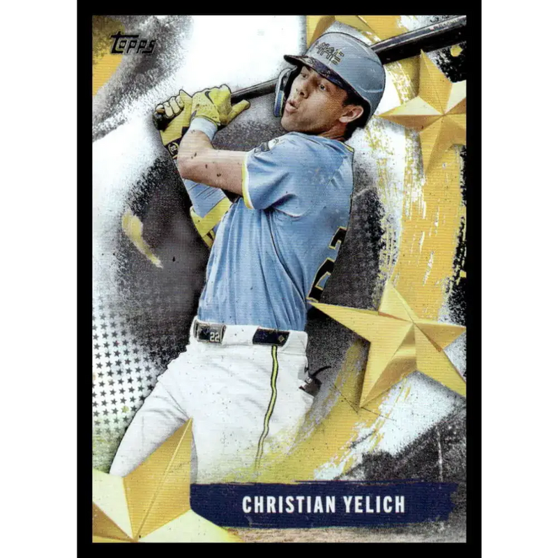 2025 Topps Stars of MLB #SMLB-24 Christian Yelich NM-MT Milwaukee Brewers Baseball Card - Baseball Card Single