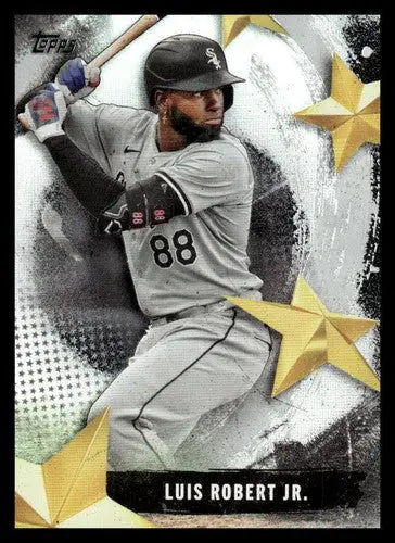 Baseball trading card of Luis Robert Jr. from 2025 Topps Stars of MLB White Sox