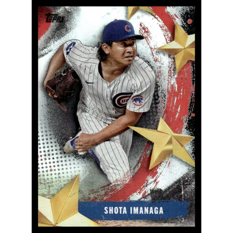 2025 Topps Stars of MLB #SMLB-26 Shota Imanaga NM-MT Chicago Cubs Baseball Card - Baseball Card Single