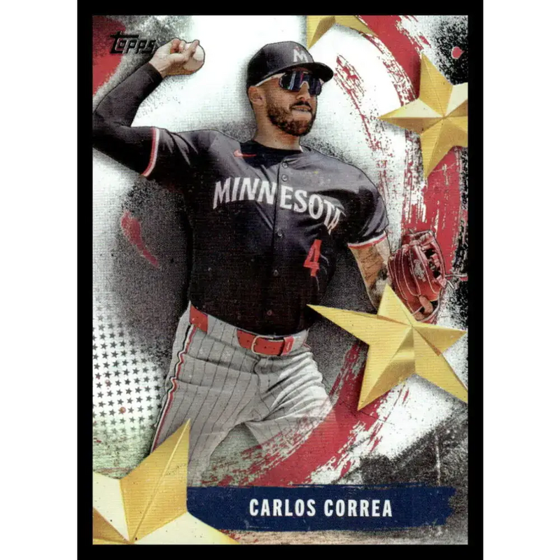 2025 Topps Stars of MLB #SMLB-28 Carlos Correa NM-MT Minnesota Twins Baseball Card - Baseball Card Single