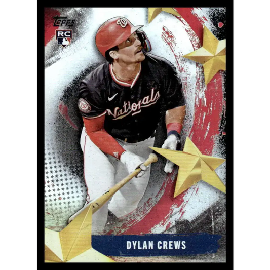 2025 Topps Stars of MLB #SMLB-30 Dylan Crews NM-MT Washington Nationals Baseball Card - Baseball Card Single