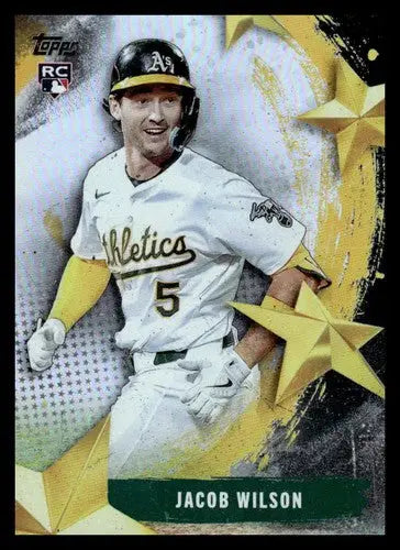 2025 Topps Stars of MLB #SMLB-31 Jacob Wilson NM-MT RC Rookie ID:78027 - Baseball Card Single