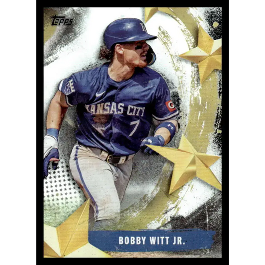 2025 Topps Stars of MLB #SMLB-6 Bobby Witt Jr. NM-MT Kansas City Royals Baseball Card - Baseball Card Single