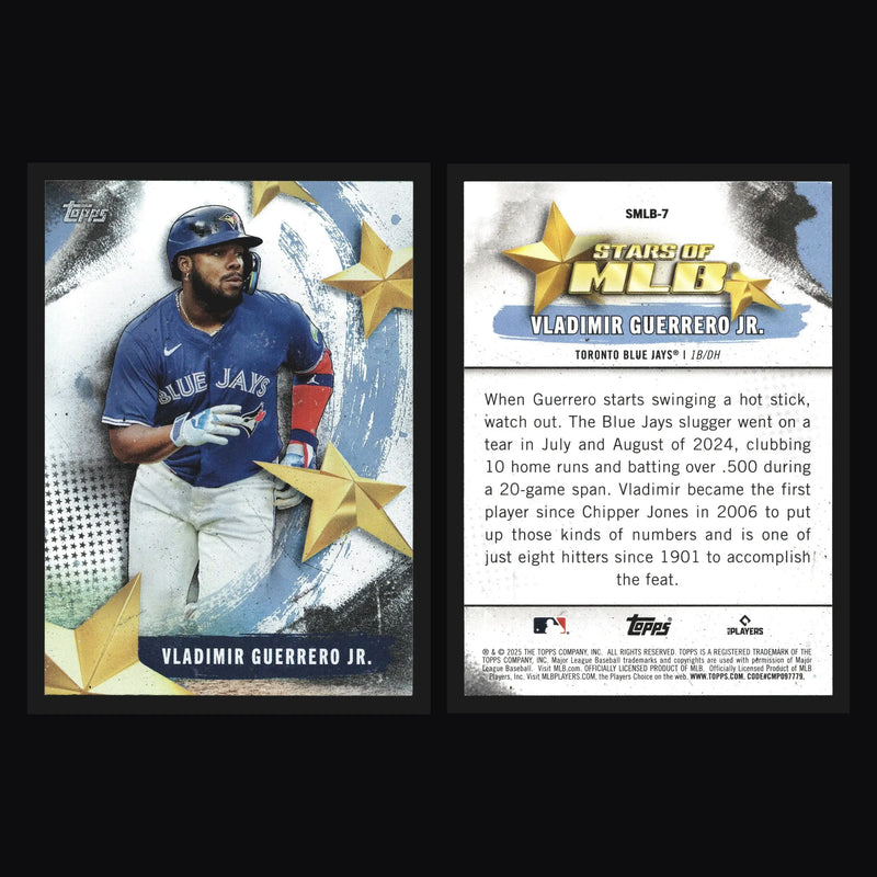 2025 Topps Stars of MLB #SMLB-7 Vladimir Guerrero Jr Blue Jays
