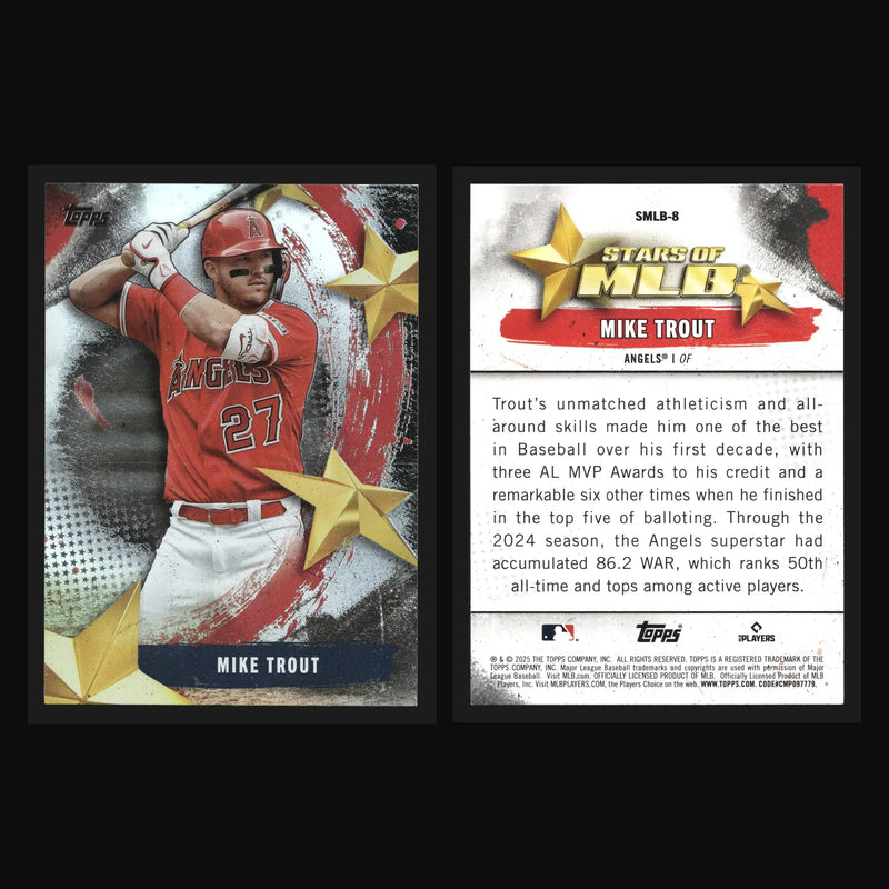 2025 Topps Stars of MLB #SMLB-8 Mike Trout Angels