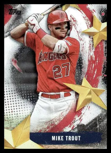 2025 Topps Stars of MLB #SMLB-8 Mike Trout NM-MT Angels ID:76880 - Baseball Card Single