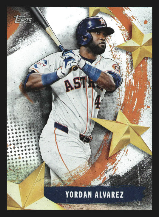 2025 Topps Stars of MLB #SMLB-9 Yordan Alvarez Astros - Baseball Card Single