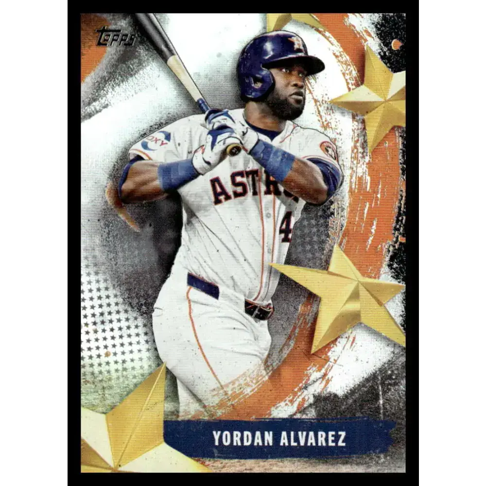 2025 Topps Stars of MLB #SMLB-9 Yordan Alvarez NM-MT Houston Astros Baseball Card - Baseball Card Single