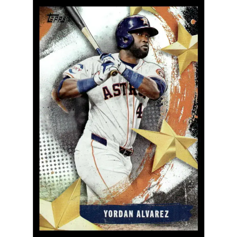 2025 Topps Stars of MLB #SMLB-9 Yordan Alvarez NM-MT Houston Astros Baseball Card - Baseball Card Single