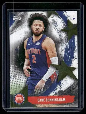 2025 Topps Stars of NBA Cade Cunningham #SA-14 Basketball - Basketball Card Single