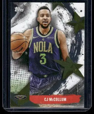 2025 Topps Stars of NBA CJ McCollum #SA-30 Basketball - Basketball Card Single