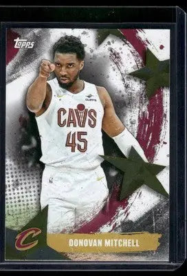 2025 Topps Stars of NBA Donovan Mitchell #SA-8 Basketball - Basketball Card Single