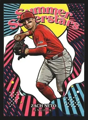 2025 Topps Summer Superstars Zach Neto #SS-43 Angels - Baseball Card Single