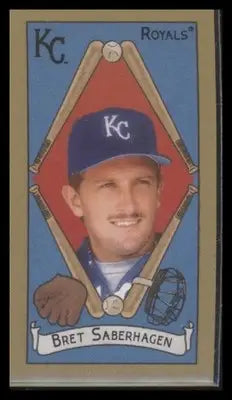 2025 Topps T205 Bret Saberhagen #NNO Sweet Caporal Back Kansas City Royals