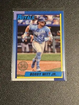 2025 Topps #T90-23 Bobby Witt Jr. 1990 Topps Baseball 35th Anniversary - Baseball Card Single