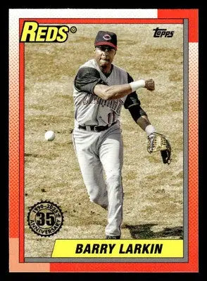 2025 Topps #T90-3 Barry Larkin 1990 Topps Baseball 35th Anniversary - Baseball Card Single
