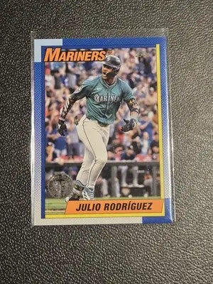 2025 Topps #T90-42 Julio Rodríguez 1990 Topps Baseball 35th Anniversary - Baseball Card Single