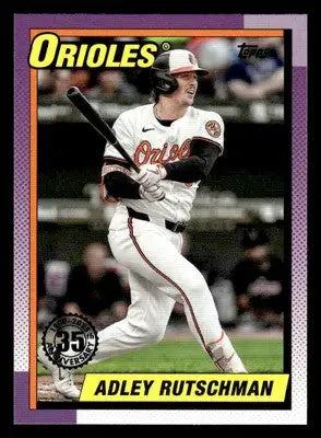 2025 Topps #T90-53 Adley Rutschman 1990 Topps Baseball 35th Anniversary - Baseball Card Single
