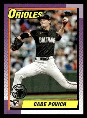 2025 Topps #T90-69 Cade Povich 1990 Topps Baseball 35th Anniversary - Baseball Card Single