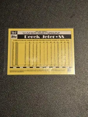 2025 Topps #T90-87 Derek Jeter 1990 Topps Baseball 35th Anniversary - Baseball Card Single