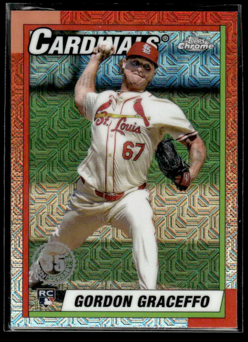 2025 Topps #T90C-25 Gordon Graceffo 1990 Topps Baseball 35th Anniversary Chrome - Baseball Card Single