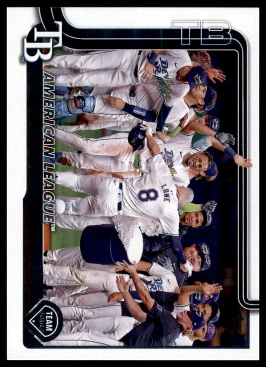 2025 Topps Tampa Bay Rays 294 Tampa Bay Rays NM - Baseball Card Single