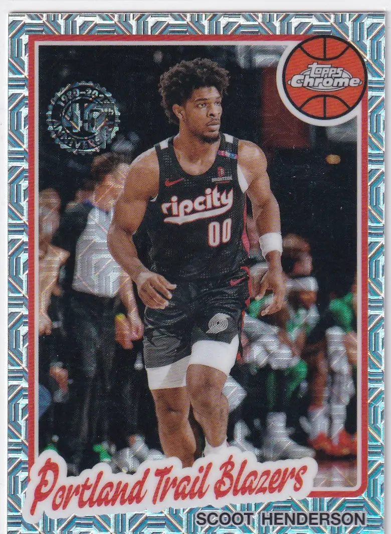 2025 TOPPS #TC-SH SCOOT HENDERSON MOJO- PORTLAND TRAIL BLAZZERS - Basketball Card Single