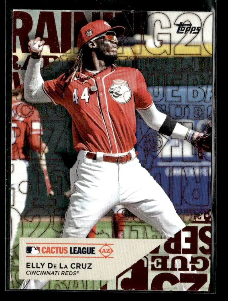 2025 Topps #TG-13 Elly De La Cruz Training Grounds - Baseball Card Single