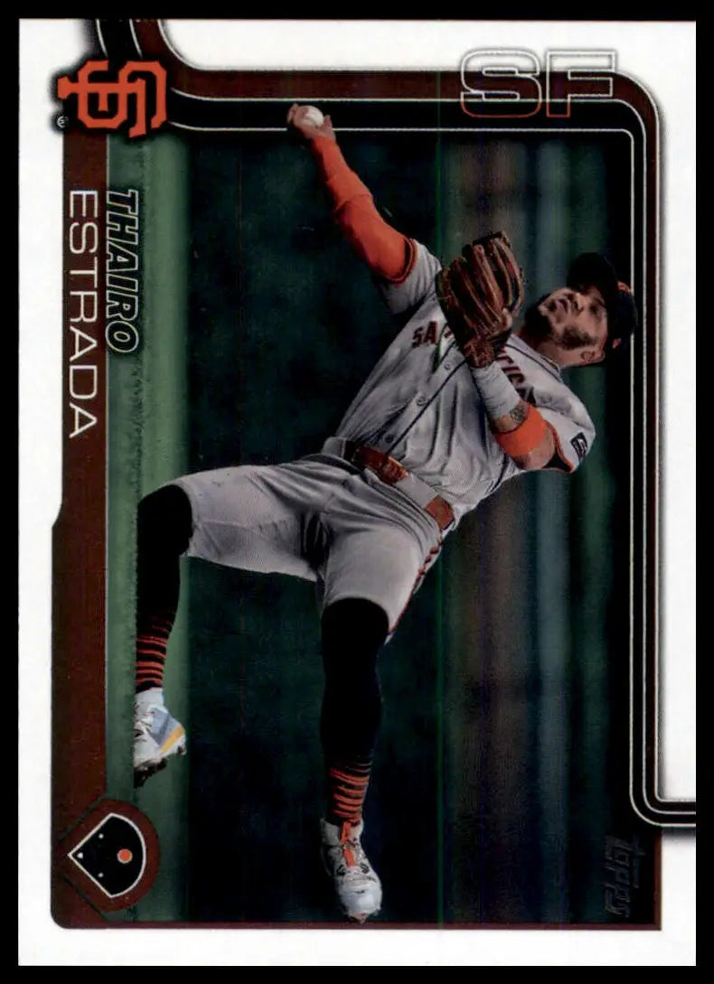 2025 Topps Thairo Estrada 2 San Francisco Giants NM - Baseball Card Single