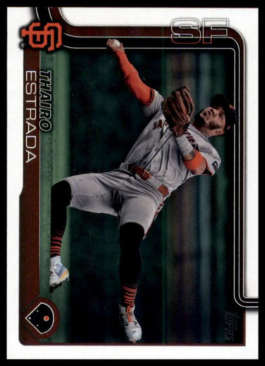 2025 Topps Thairo Estrada 2 San Francisco Giants NM - Baseball Card Single
