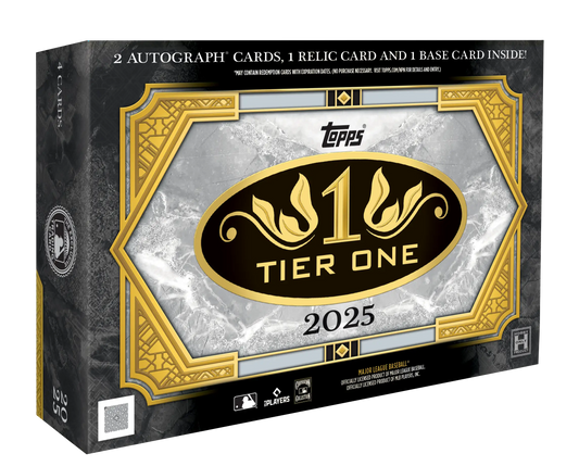 2025 Topps Tier One Baseball Hobby Box - Sports Cards - Baseball Sealed