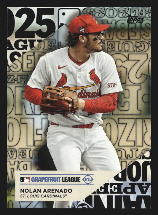 2025 Topps Training Grounds #TG-1 Nolan Arenado Grapefruit League - Baseball Card Single