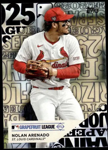 2025 Topps Training Grounds #TG-1 Nolan Arenado NM-MT Cardinals ID:76874 - Baseball Card Single