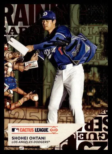 2025 Topps Training Grounds #TG-10 Shohei Ohtani NM-MT Dodgers ID:77554 - Baseball Card Single