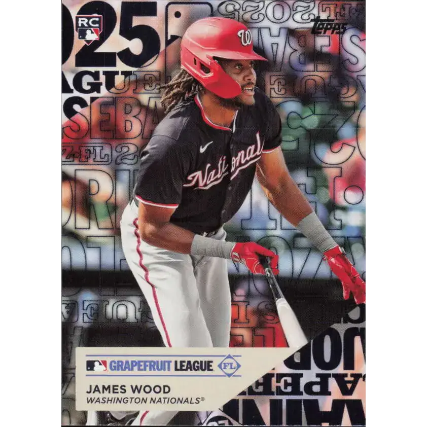 2025 Topps Training Grounds #TG-18 James Wood NM-MT Washington Nationals Baseball Card - Baseball Card Single