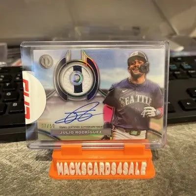 2025 Topps Tribute - Autograph Patches Julio Rodriguez /50