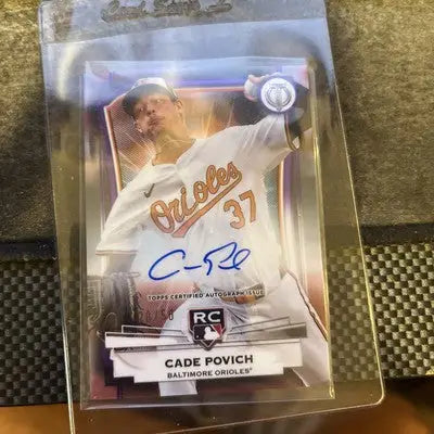 2025 Topps Tribute Cade Povich League Innaguration Auto /50 - Baseball Card Single