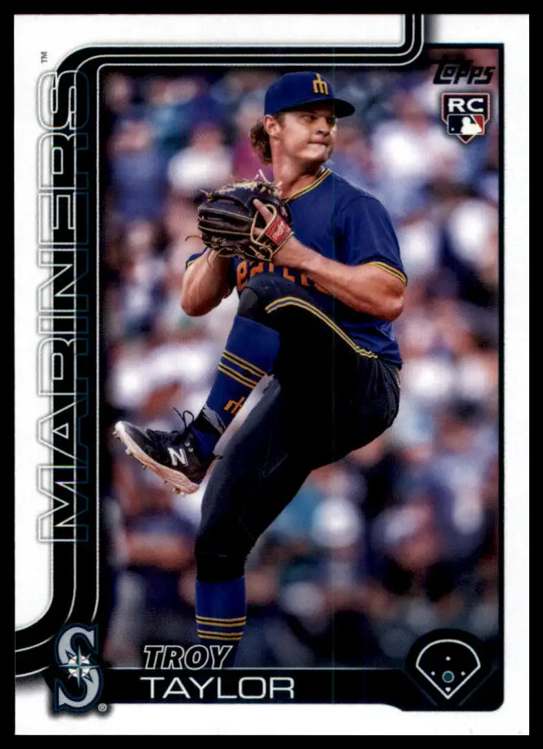 2025 Topps Troy Taylor RC 691 Seattle Mariners NM - Baseball Card Single